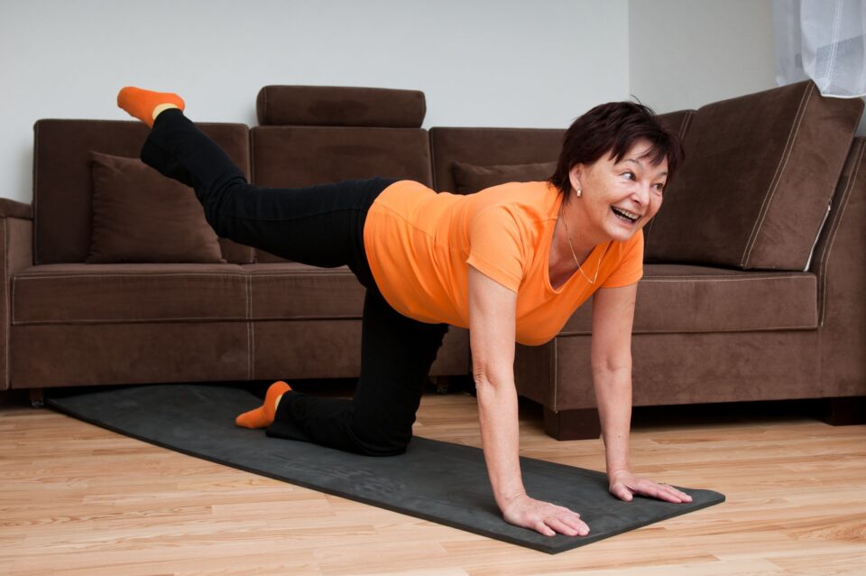 Back exercises yoga poses
